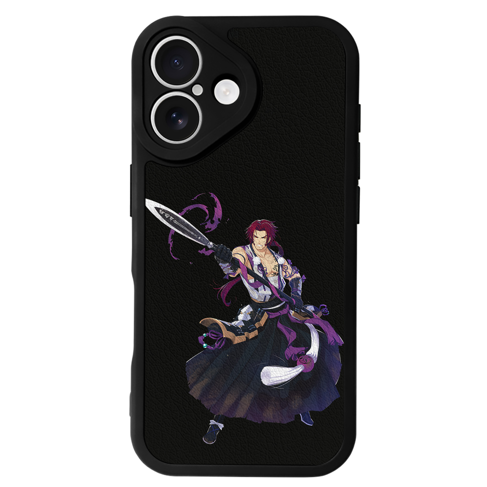 （画像用） 刀剣乱舞 Touken Ranbu 【iPhone 16シリーズ対応】シリコンスマホケース（レザー調） 材質：シリコン